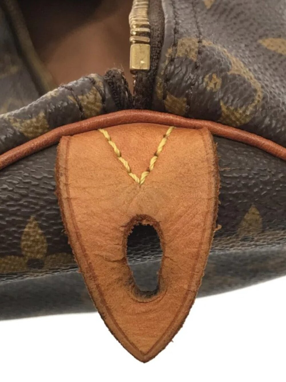 LOUIS VUITTON SPEEDY MONOGRAM HANDBAG / Brown - Picture 8 of 9
